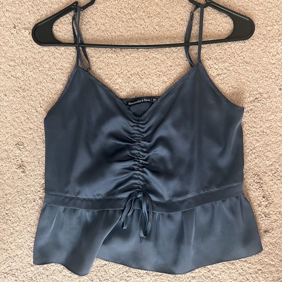 BLUE ABERCROMBIE AND FITCH BLOUSE - Picture 4 of 4